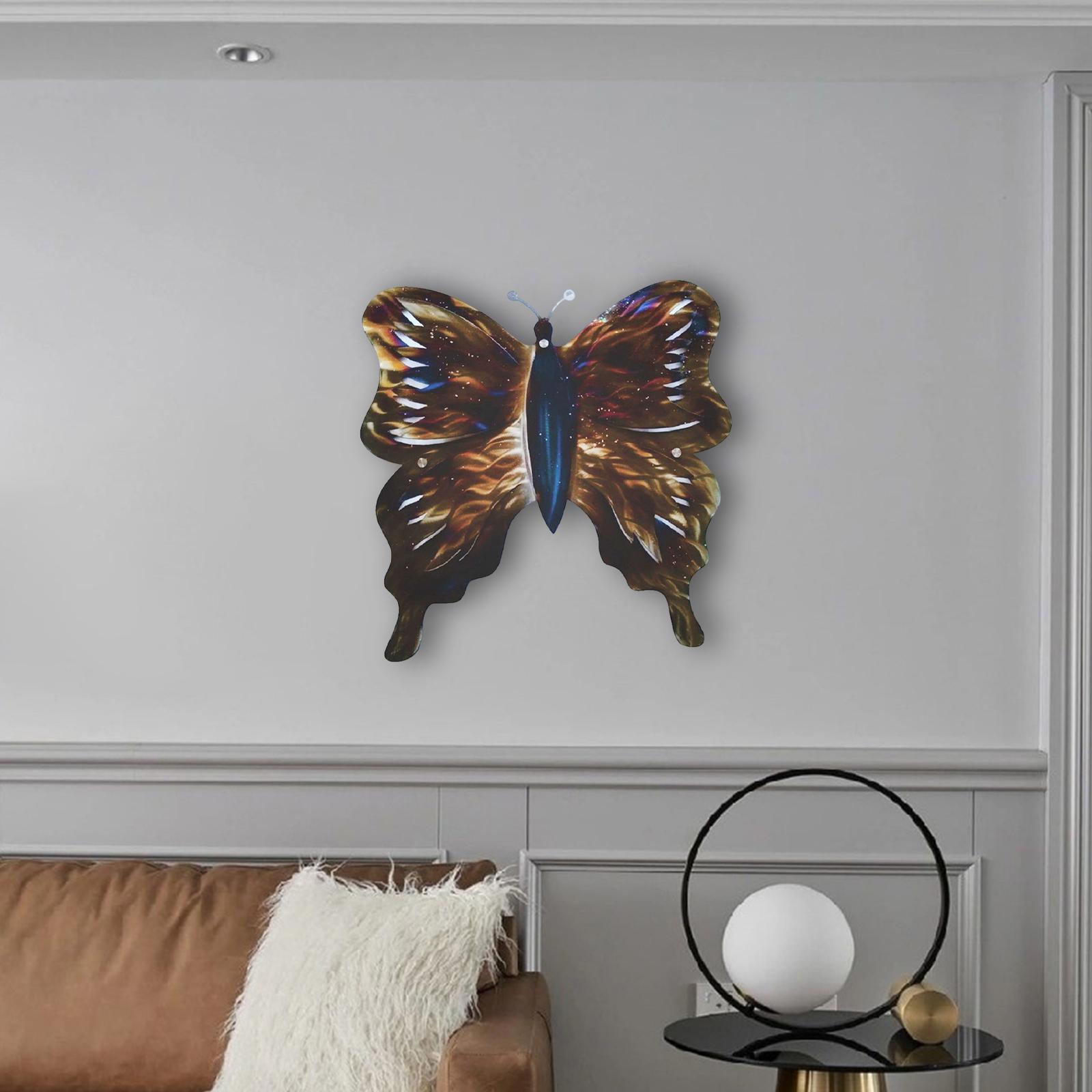 Modern Outdoor Butterfly Wall Sculptures for Home Living Room Decoration