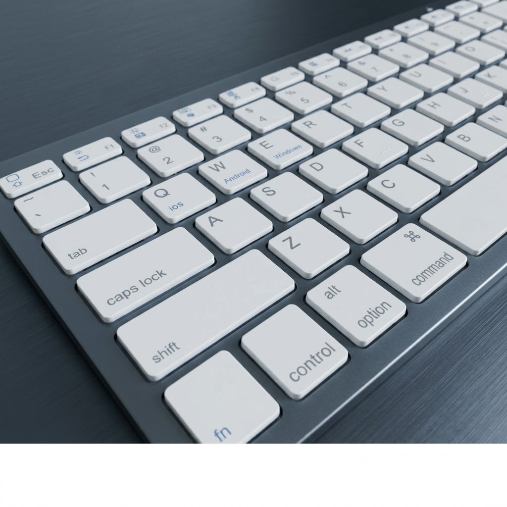 Bàn Phím mini Bluetooth Không Dây nhỏ gọn cho laptop, ipad, điện thoại tivi thông minh - HÀNG CHÍNH HÃNG