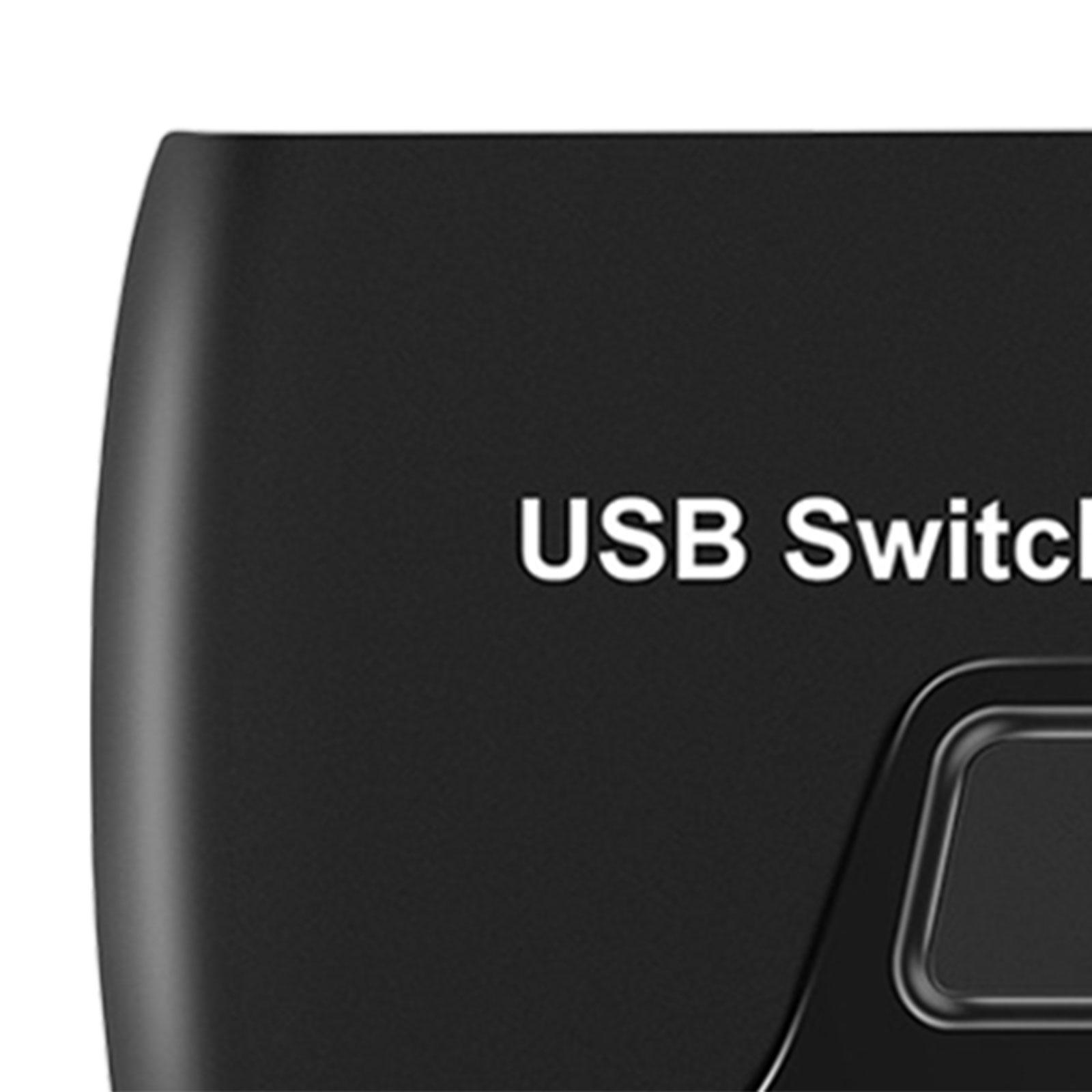 KVM Switch Box 4 Port for PC Sharing Portable Professional for Keyboard