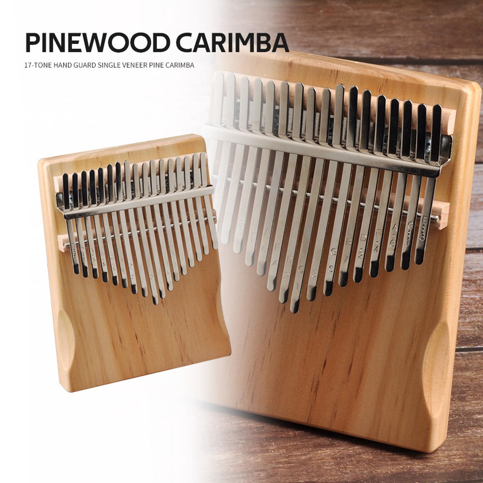Kalimba Thumb Piano 17 Keys Musical Instruments,Finger Piano Gifts Wood