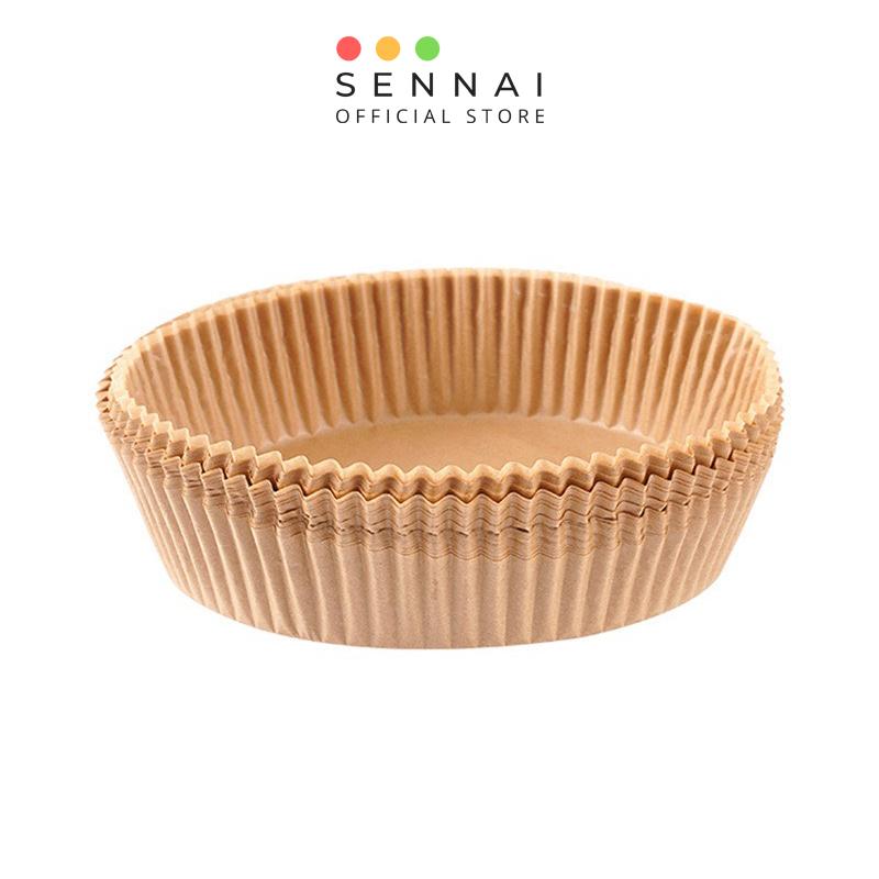 Set 50 Miếng Giấy Lót Nồi Chiên Đa Năng SenNai, Giảm Thiểu Tối Đa Dầu Mỡ Bám Vào Nồi Chiên