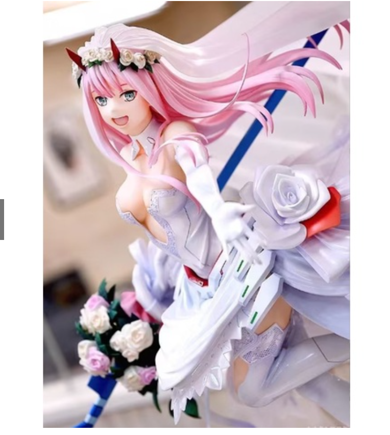 Mô hình anime nữ cô dâu Darling zero two áo cưới - Figure zero two 2