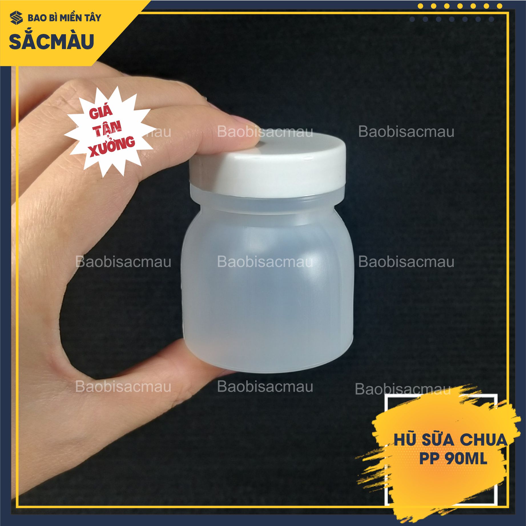 50 HŨ ĐỰNG SỮA CHUA 90ML