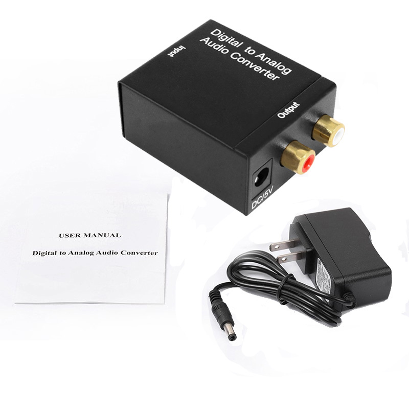 Bộ chuyển đổi Optical Audio to RCA Audio - Digital to Analog Audio R/L