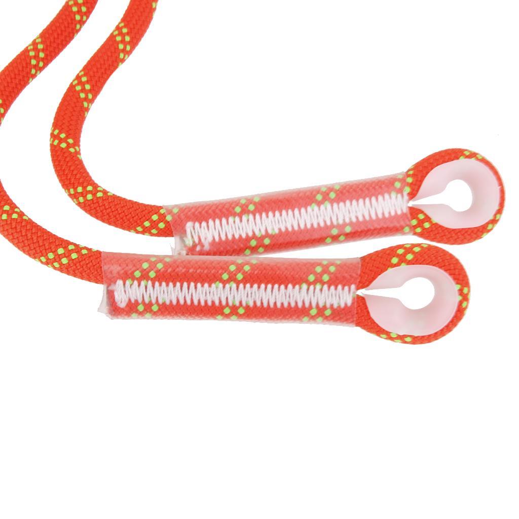 15KN Outdoor Rock Climbing Arborist Rope Grab Equipment Aluminum Alloy + Fall Protection Rope