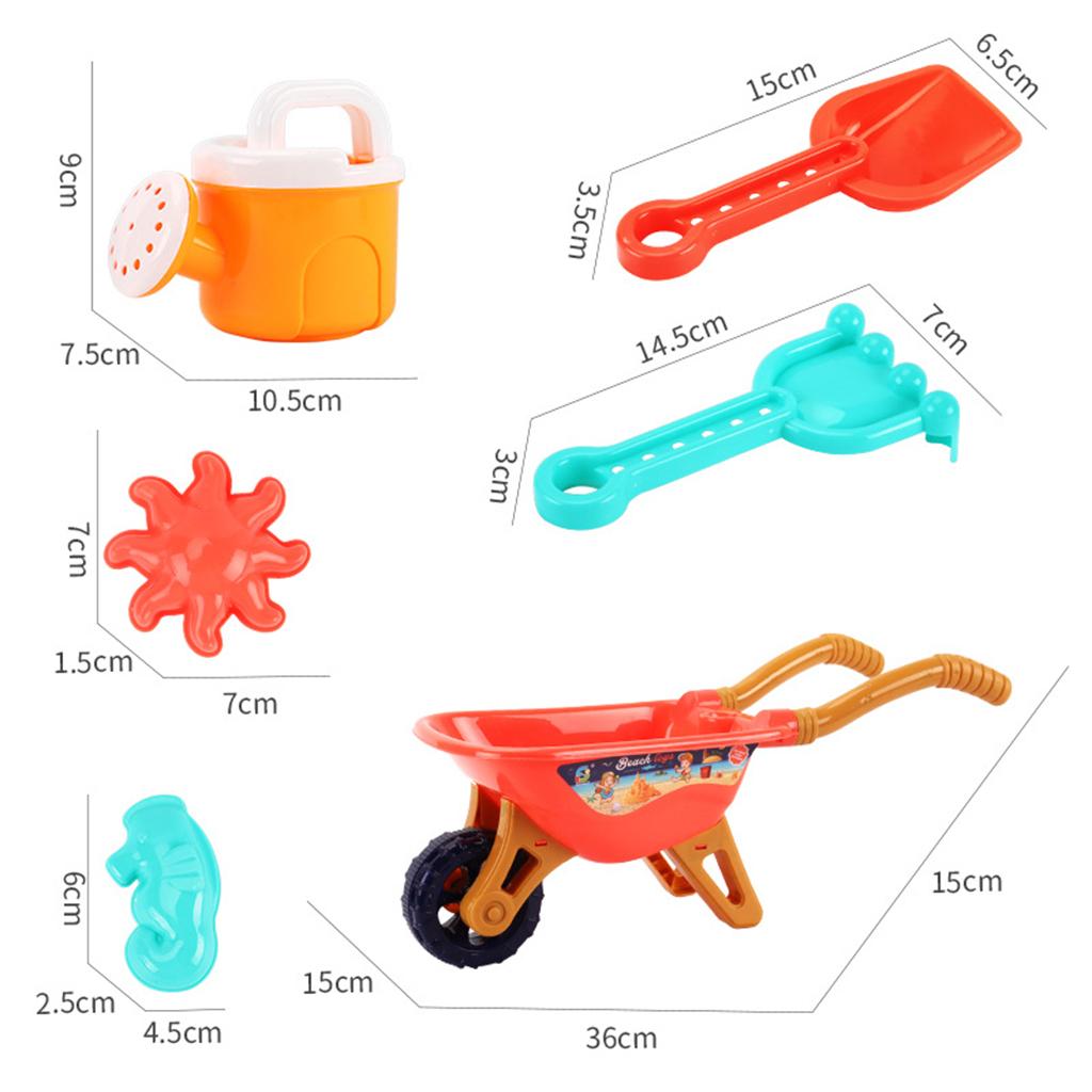1 Set Beach Sand Toys Shovels Rakes Outdoor Tools Kit for Kids Toddlers Boys and Girls Reusable