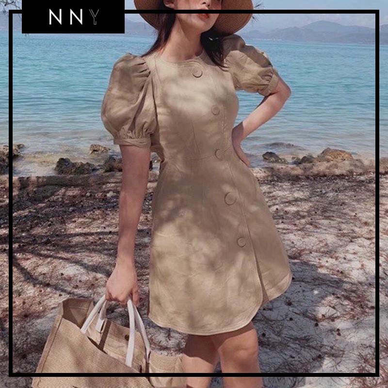 Váy basic màu da HIN DRESS - V033