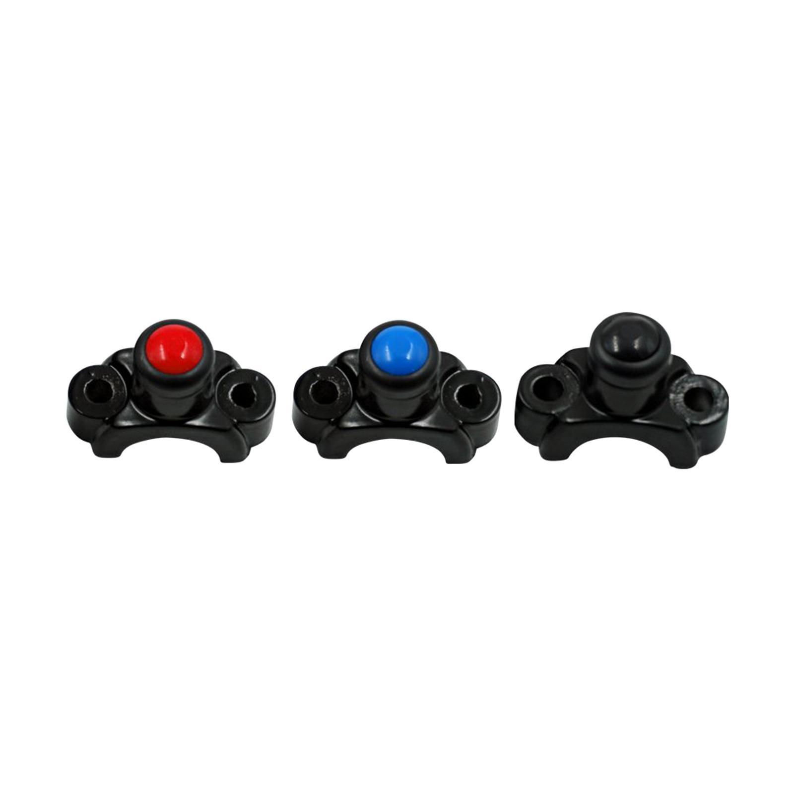 Universal Motorcycle Handlebar Switch for Motorbike Light Bar ATV Black