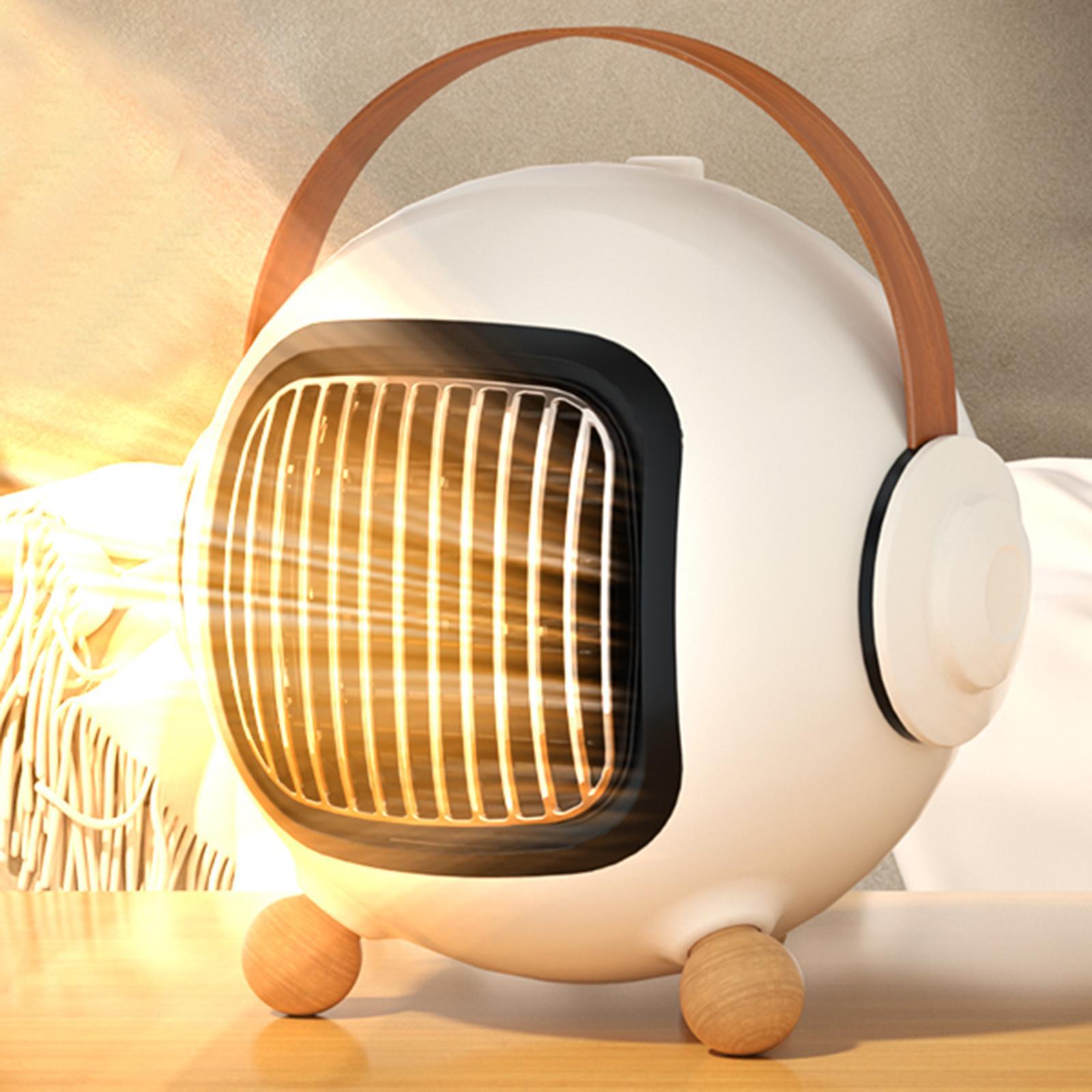 Electric Space Heater Remote Control Warm Air Blower for Living Room