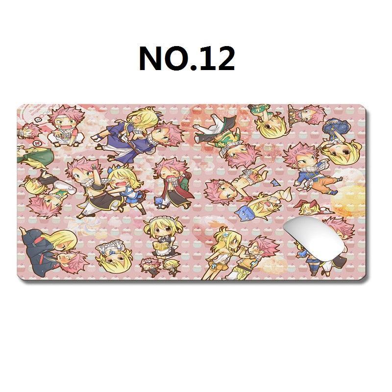 Miếng Lót Chuột Và Bàn Phím Máy Tính Chống Trượt In Hình Anime Fairy Tail 30x60cm