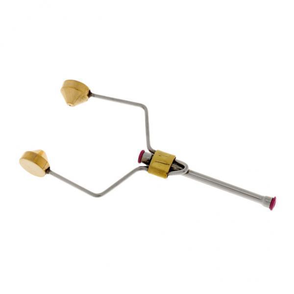 3-6pack Fly Tying Tools Ceramic Fly Tying Materials Bobbins Thread Holder Golden