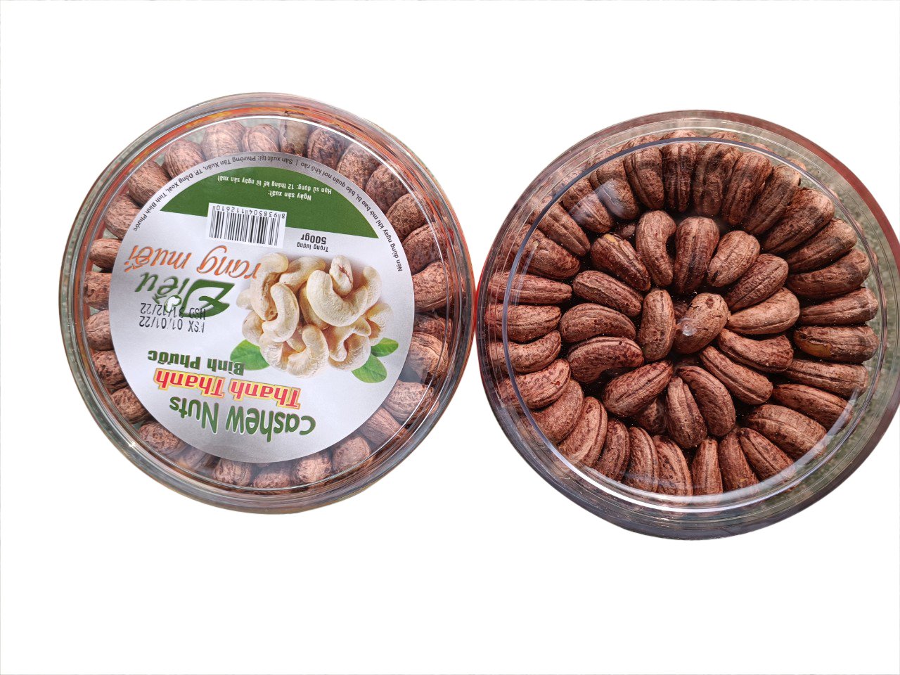 Hạt Điều Rang Muối Bình Phước Nguyên Hạt Size A Cồ Hàng Loại 1 (500Gr)