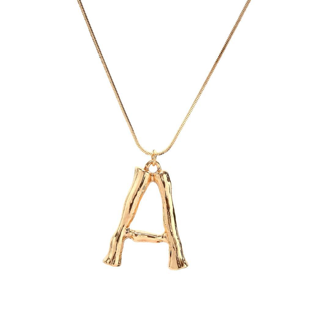 Fashion Letters Necklace,  Alphabet Pendant Necklace  for Women Girls