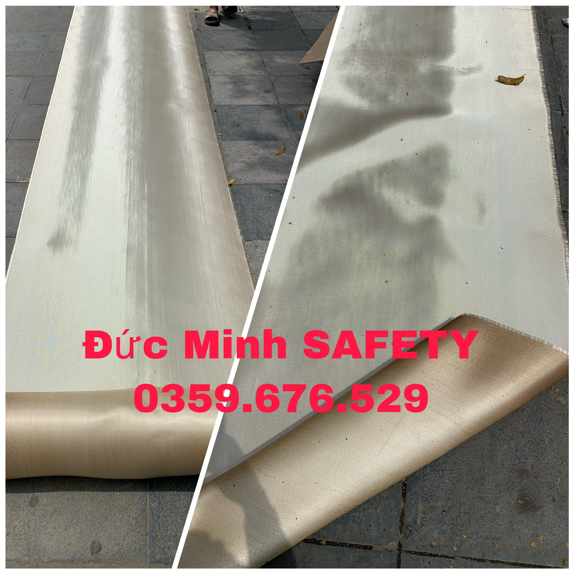 Bạt chống cháy sợi thủy tinh vải chống cháy chịu nhiêu 550độ