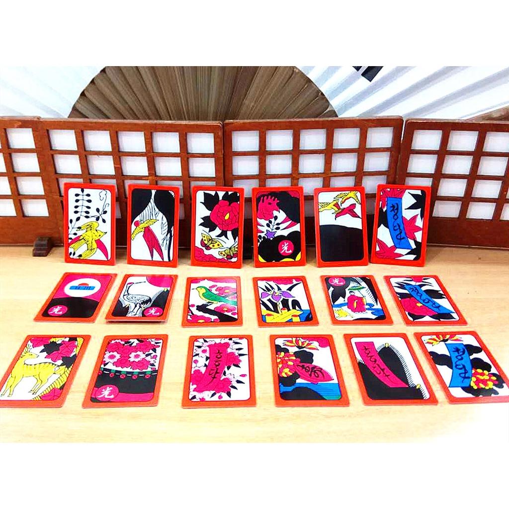 Bài hoa Hàn Quốc/Nhật Bản hanafuda (bekem21) Bộ bài tây, tú lơ khơ tổng hợp nhiều mẫu Akatsuki One Piece, Naruto, Dragon