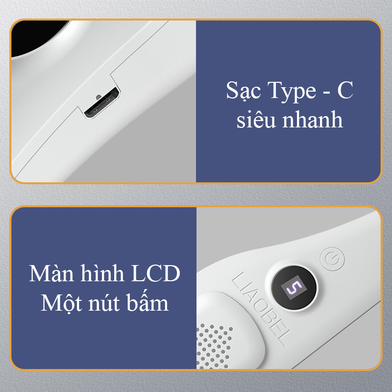 Quạt Mini Đeo Cổ Không Cánh Tích Điện 5 Cấp Độ Màn Hình Đèn Led Quạt Điều Hòa Mini Thiết Kế Gọn Nhẹ Dung Lượng Pin Lớn Thích Hợp Khi Ra Ngoài Thể Dục Thể Thao