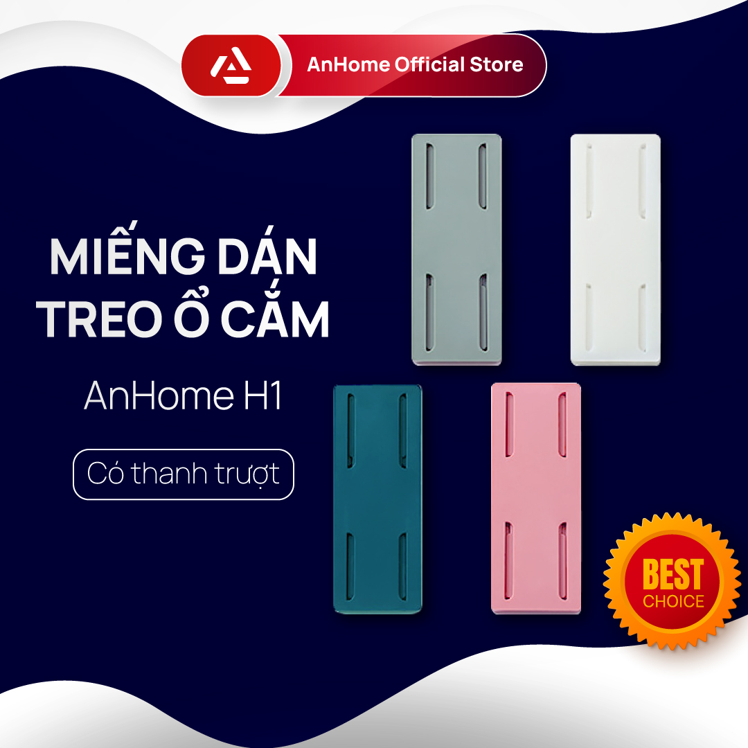 Miếng dán treo ổ cắm AnHome H1