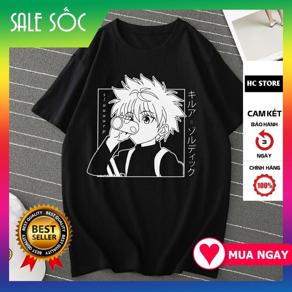 Áo thun Hunter X Hunter Tshirt Killua Zoldyck ANime Manga cực chất mẫu HOT siêu ngầu