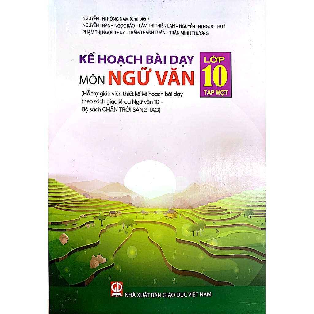 Sách - Kế hoạch bài dạy môn Ngữ văn lớp 10 - tập hai (bộ Chân trời sáng tạo)+Bán kèm sổ giáo án A4 (KL)
