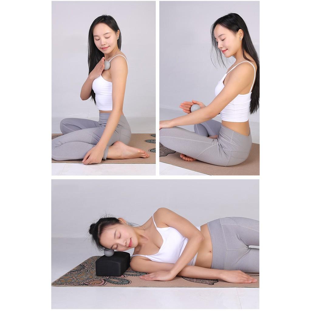 Bộ ba bóng massage, yoga trị liệu đau mỏi lưng, vai, gáy, cổ