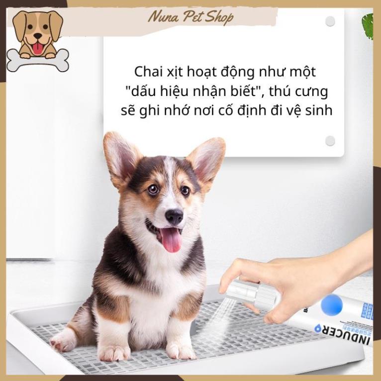 Chai xịt định vị nơi đi vệ sinh cho chó mèo