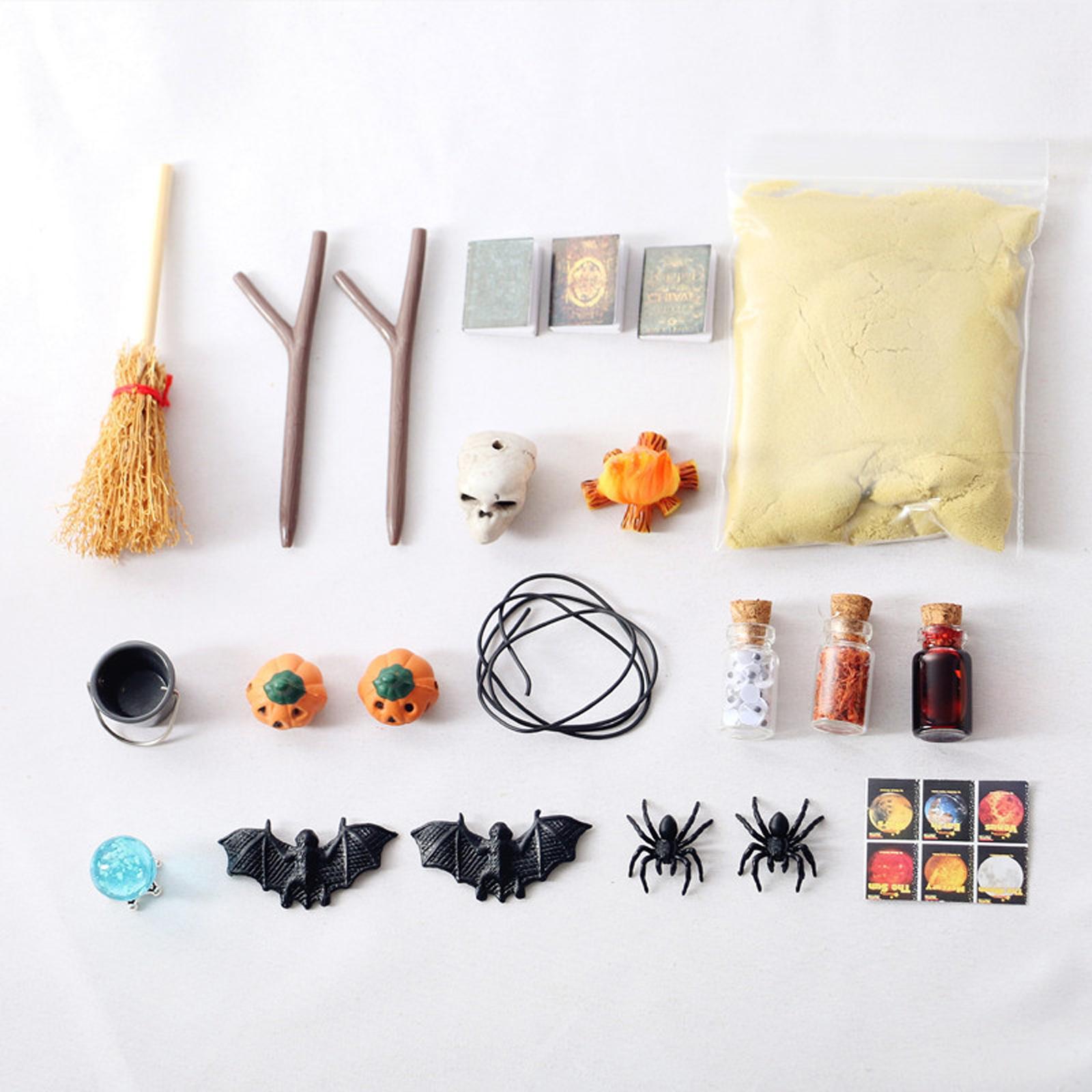 Simulation Dollhouse Christmas Miniature Ornament Kits Living Room Decor