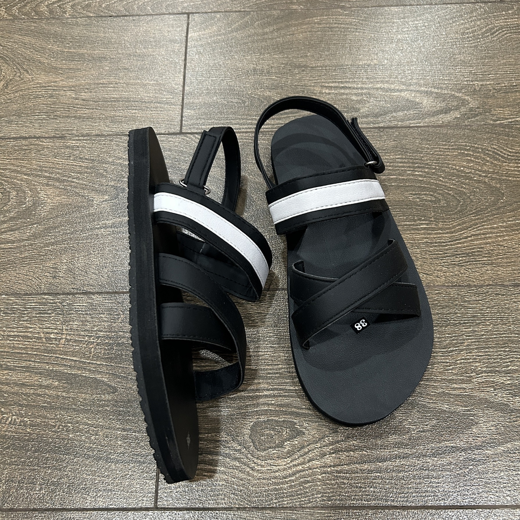 Giày sandal đi học nữ nam [ẢNH THẬT 100%] quai chéo xăng đan học sinh giá rẻ LYNA Sandal