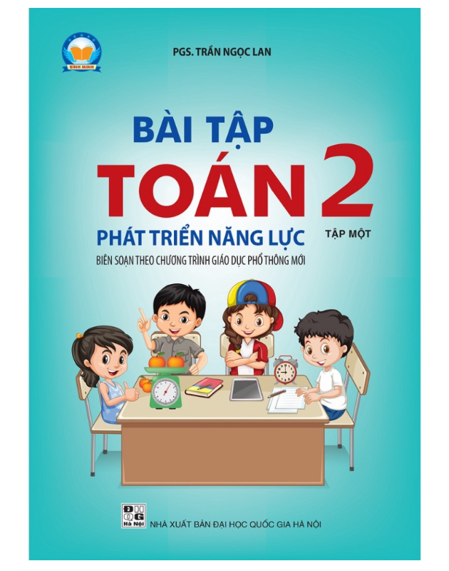 Sách Bài tập Toán 2 Phát triển năng lực Tập 1 (Bám sát SGK Cánh Diều)