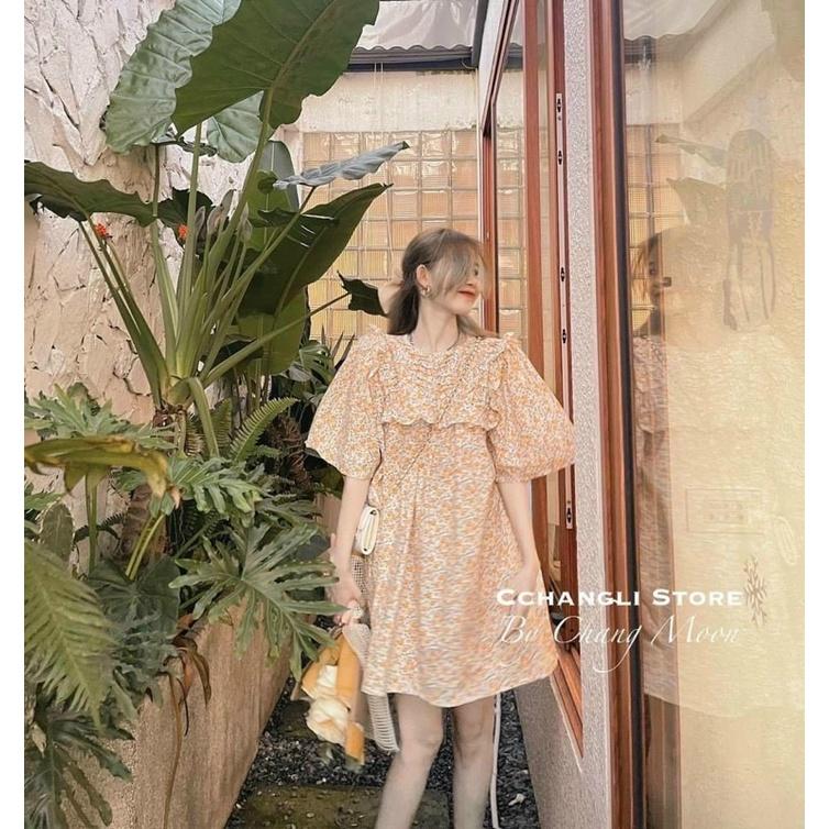 ĐẦM BABYDOLL HOA NHÍ