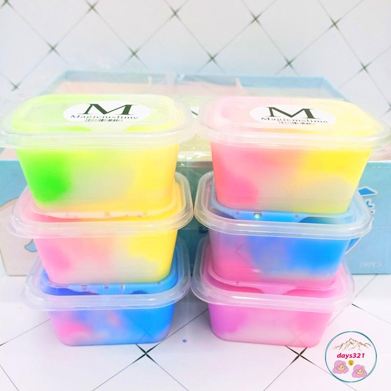 (mới về) SLIME HŨ TO HỘP TO 3 MÀU cực đẹp thiết kế độc đáo ấn tượng Đồ chơi Slam Gudetama