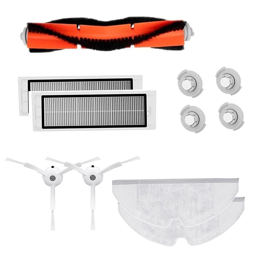 11pcs/set Rolling Brush  Hepa Filter Kit Vacuum Cleaner Replacement