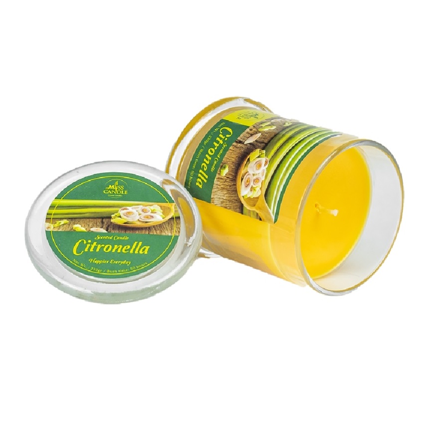 Hũ nến thơm Miss Candle NQM3414 Citronella