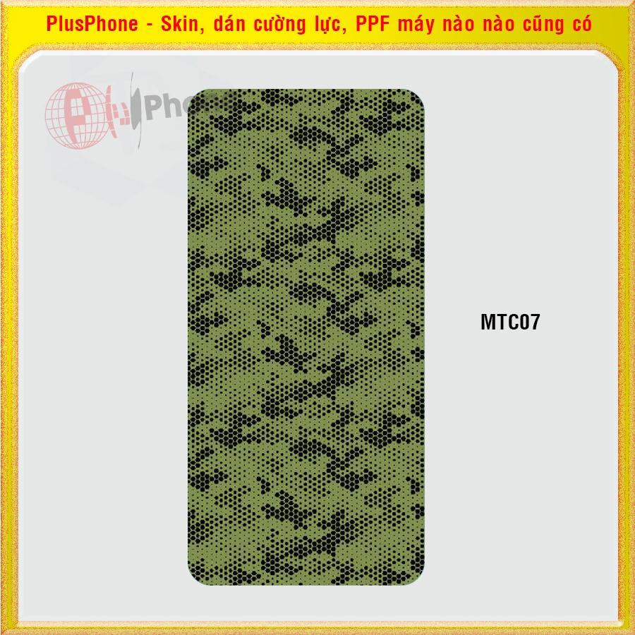 Dán Skin mặt sau cho Google Pixel 4, 4 XL , 4a, 4a 5G, Pixel 5, 5a 5G màu matrix camo