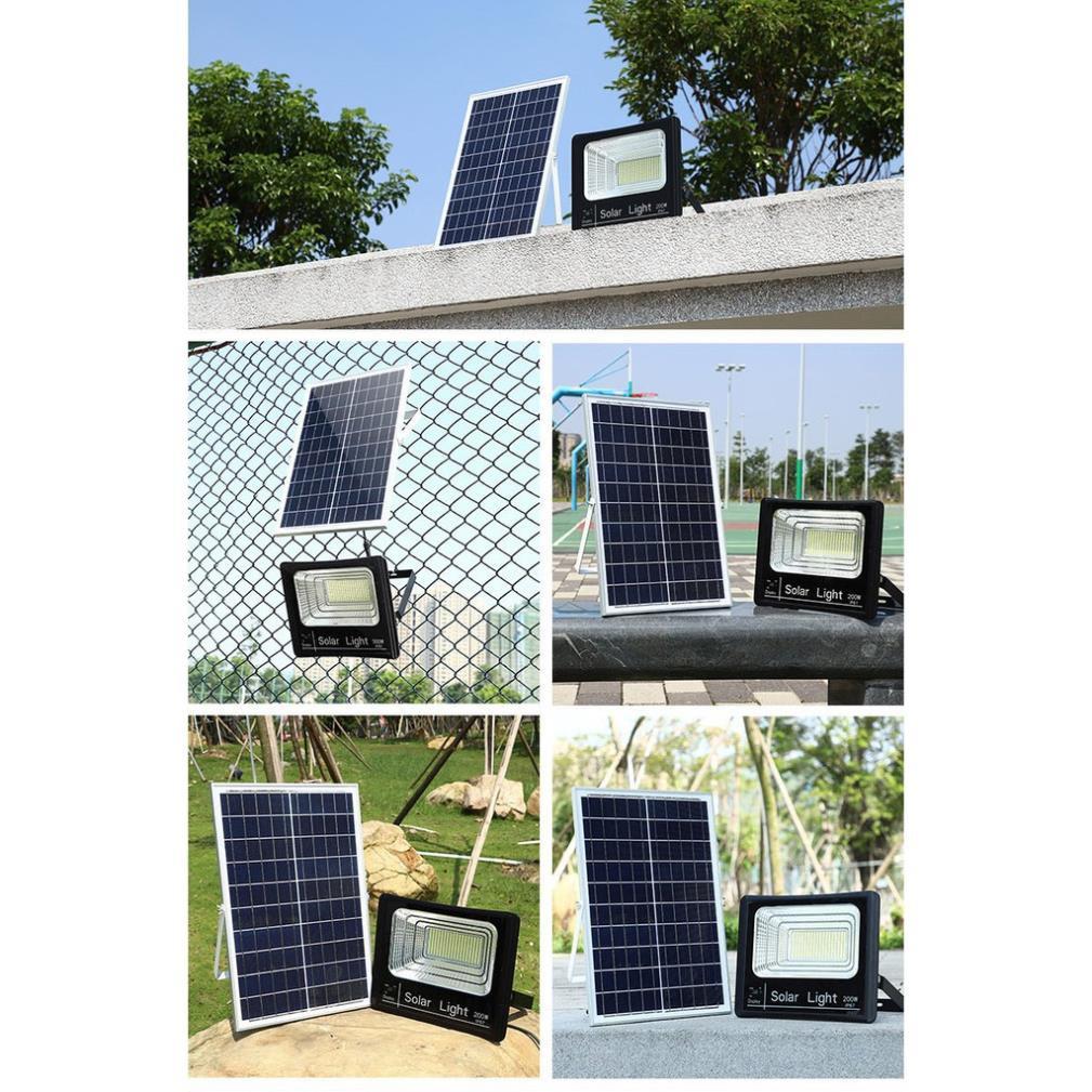 Đèn led năng lượng mặt trời Solar Light- đèn pha năng lượng mặt trời ngoài trời -  kèm điều khiển từ xa 60w/100w D11