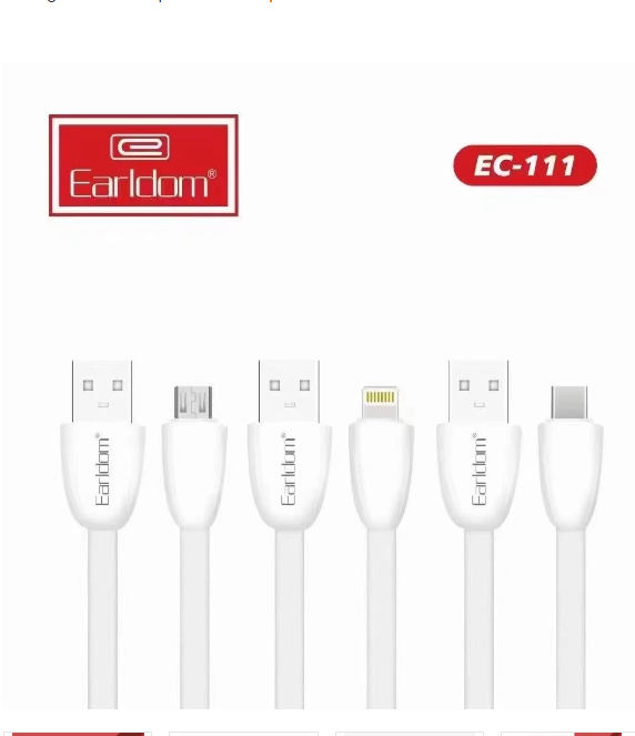 Cáp Sạc 3m Earldom EC – 111 - hàng chính hãng