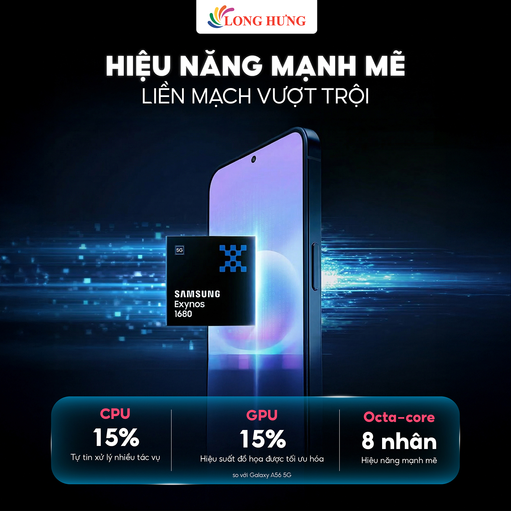 Điện thoại Samsung Galaxy A57 5G (8GB/128GB) - Hàng chính hãng