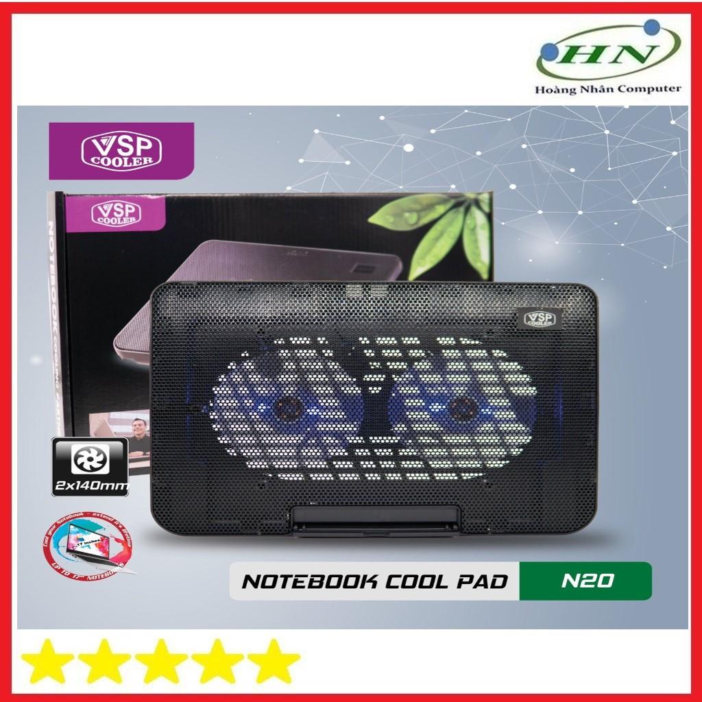 Đế Tản Nhiệt VSP Cooler N20 (2*Fan 14cm)