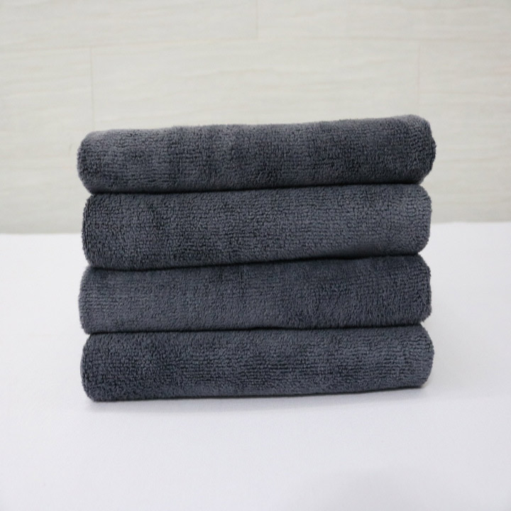 Combo 5 Khăn Quấn Tóc, Khăn Mặt Microfiber Nam Phong - 35x75cm - Màu Xám