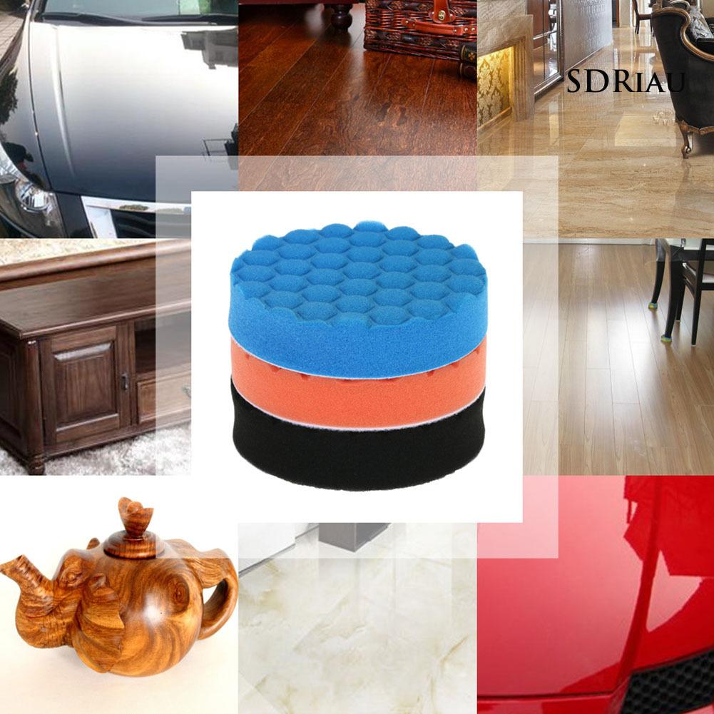 Bộ 3 Miếng Xốp Đánh Bóng Xe Hơi 5 Inch 125mm