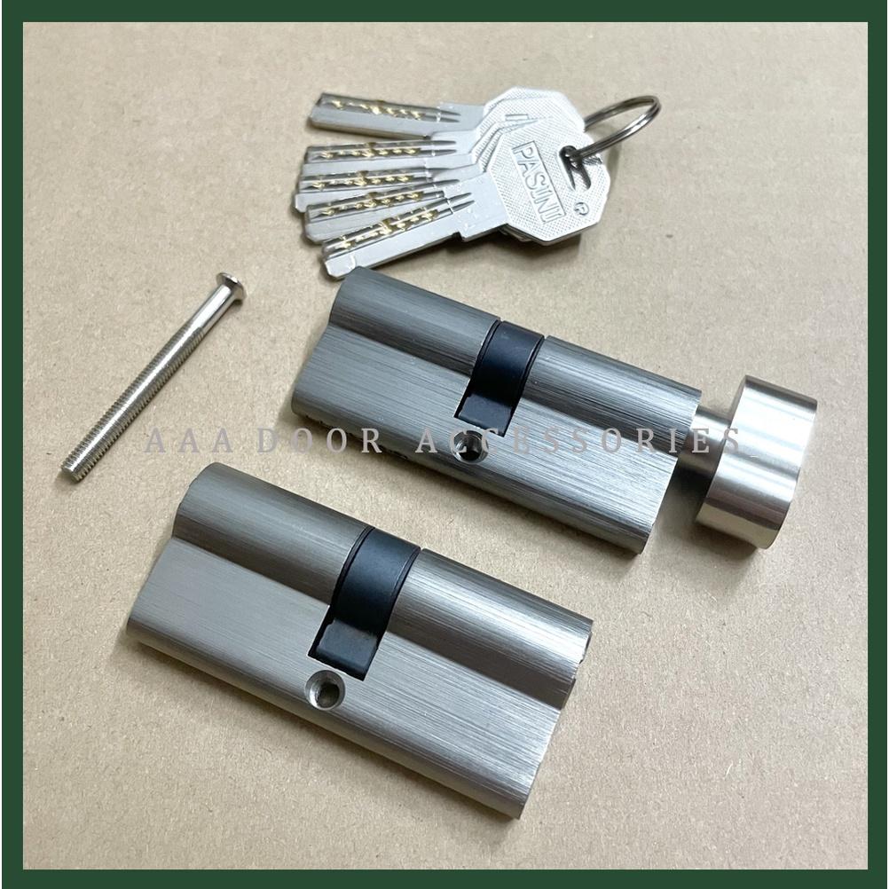 Khoá tay gạt cửa đi PASINI dùng cho cửa nhôm, sắt, gỗ đố 4x8 hệ 1000