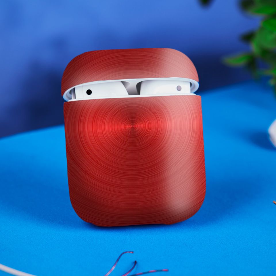 Miếng dán skin chống bẩn cho tai nghe AirPods in hình thiết kế - atk017 (bản không dây 1 và 2)