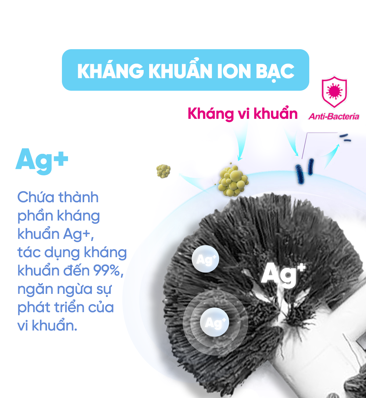 Cây chà bồn cầu loại 2 đầu tròn kháng khuẩn MyJae