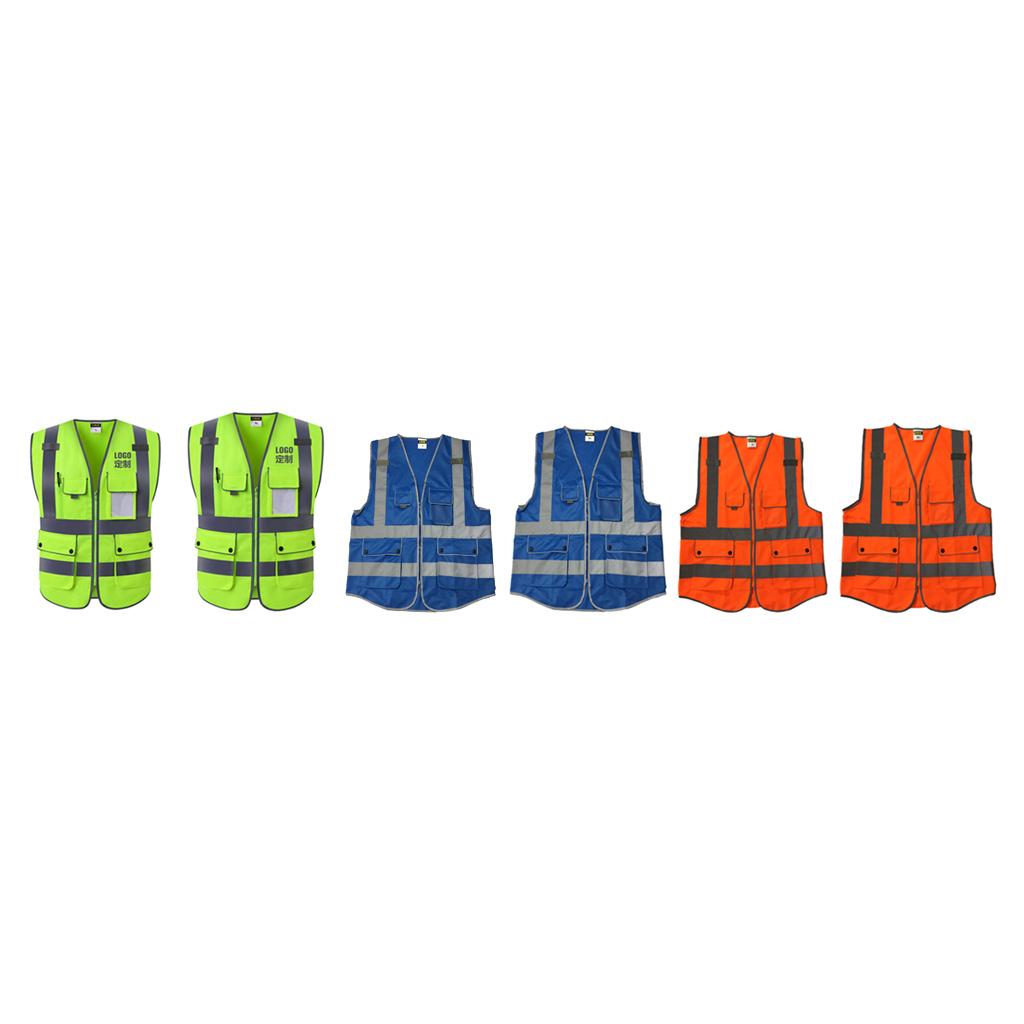 Reflective Safety Vest Construction Traffic Waistcoat