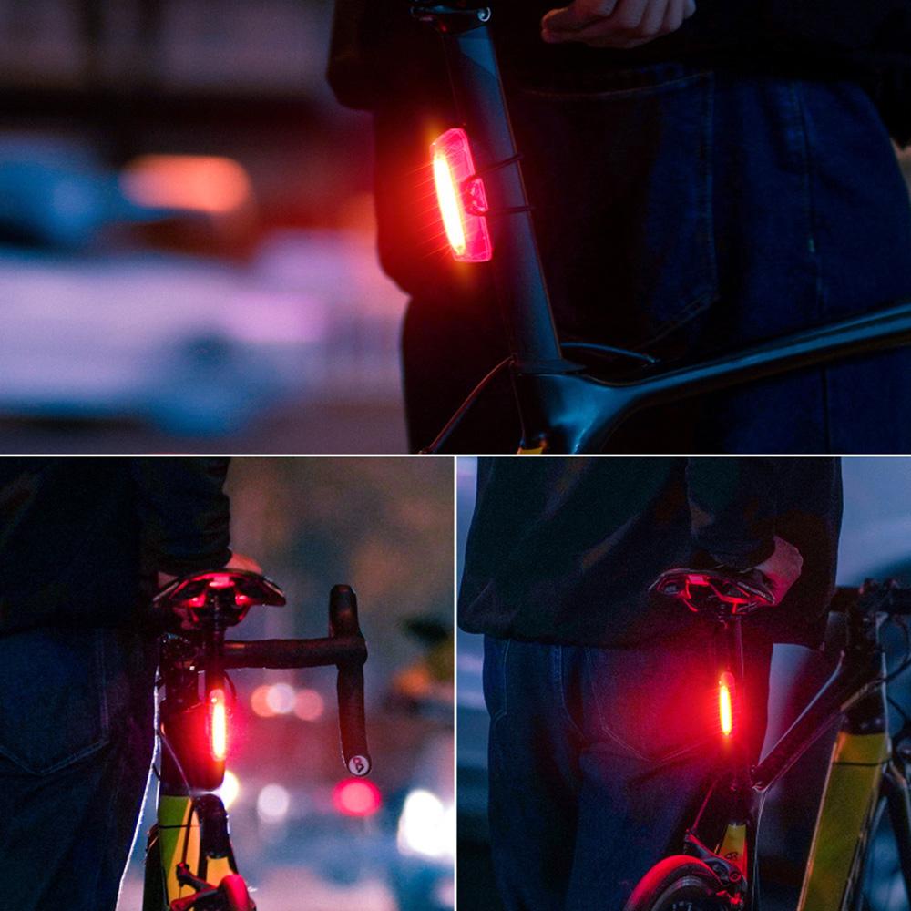 Đèn LED cảm biến thông minh WEST BIKING USB có thể sạc lại gắn Phanh xe đạp an toàn