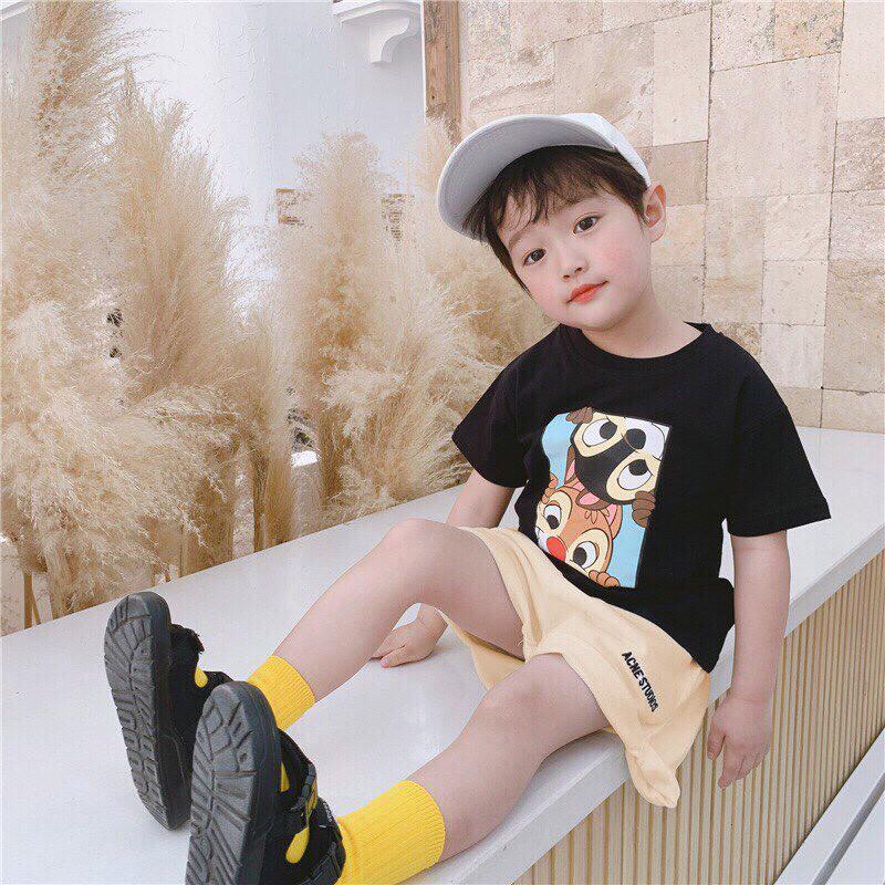 HÀNG MỚI BỘ HÈ 2021IN HÌNH SÓC SIÊU QUẬY CHO BÉ TỪ 8-18KG mã M337