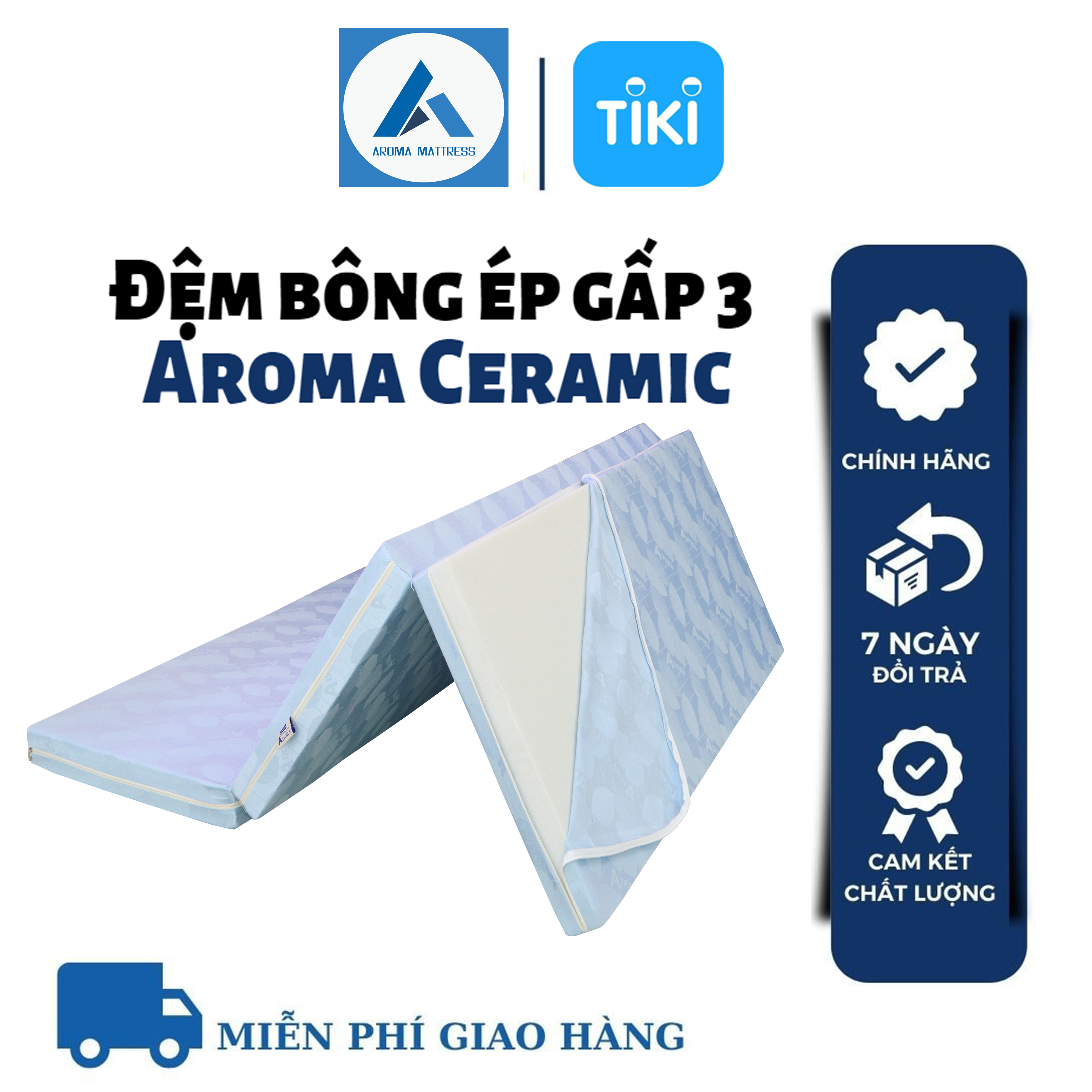 Đệm bông ép Aroma Ceramic