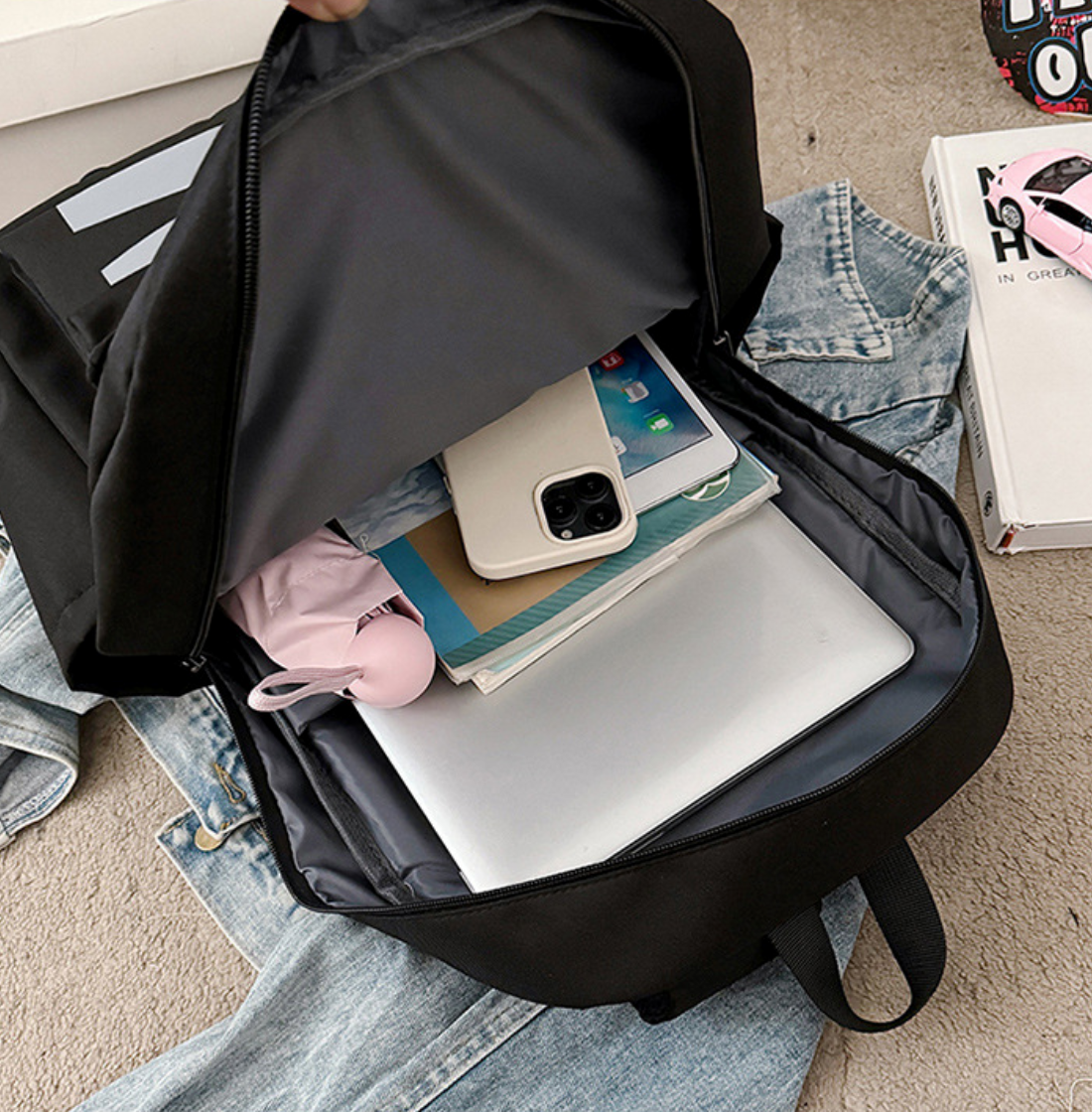 Balo công sở nam nữ đi làm đi học balo laptop chống sốc chống nước đẹp nhỏ gọn cho học sinh, sinh viên giá rẻ - Hàng chính hãng