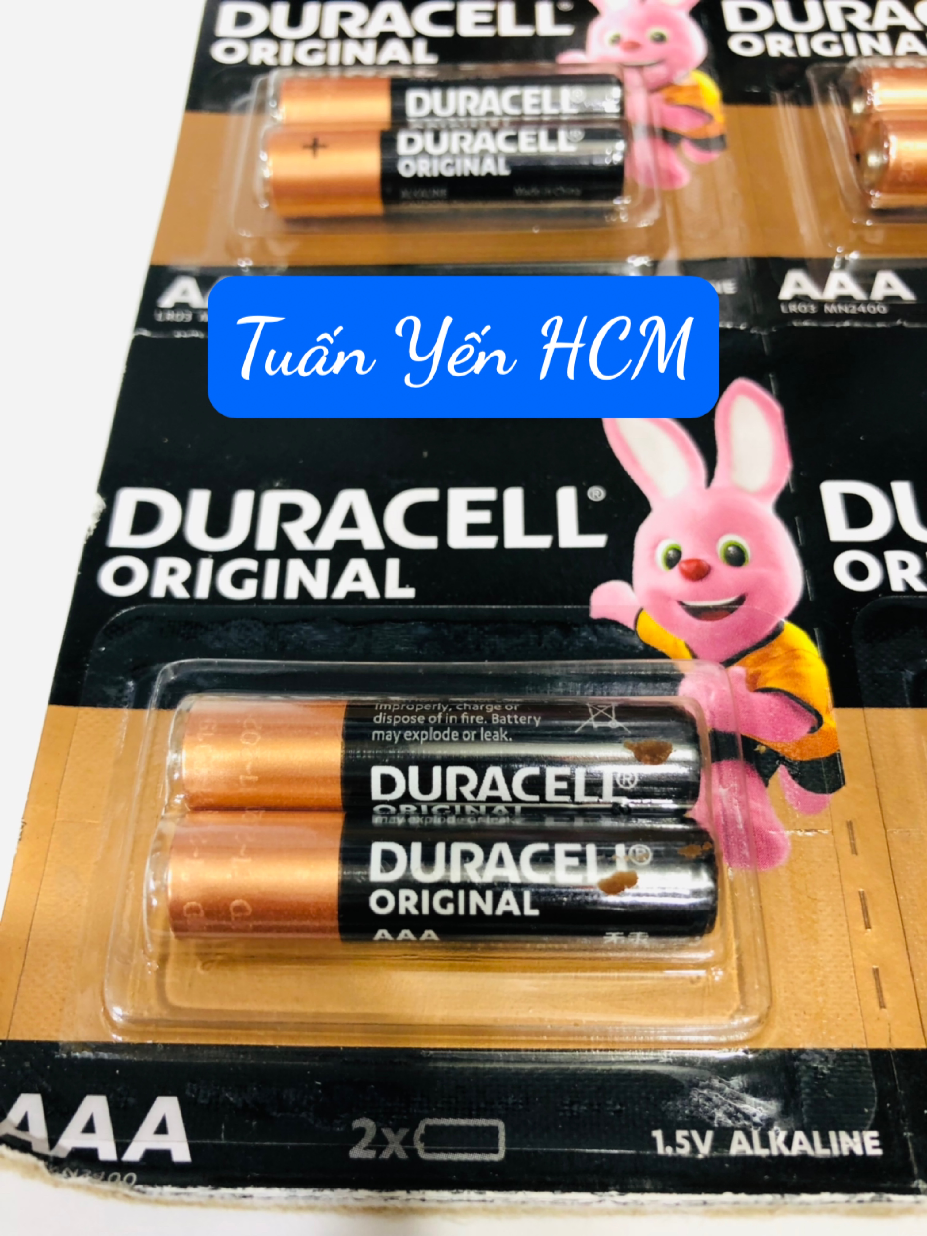 Pin AAA 1.5v Alkaline ( Pin Kiềm ) Duracell MN2400 LR03 AAA2 - Vỉ 2 viên