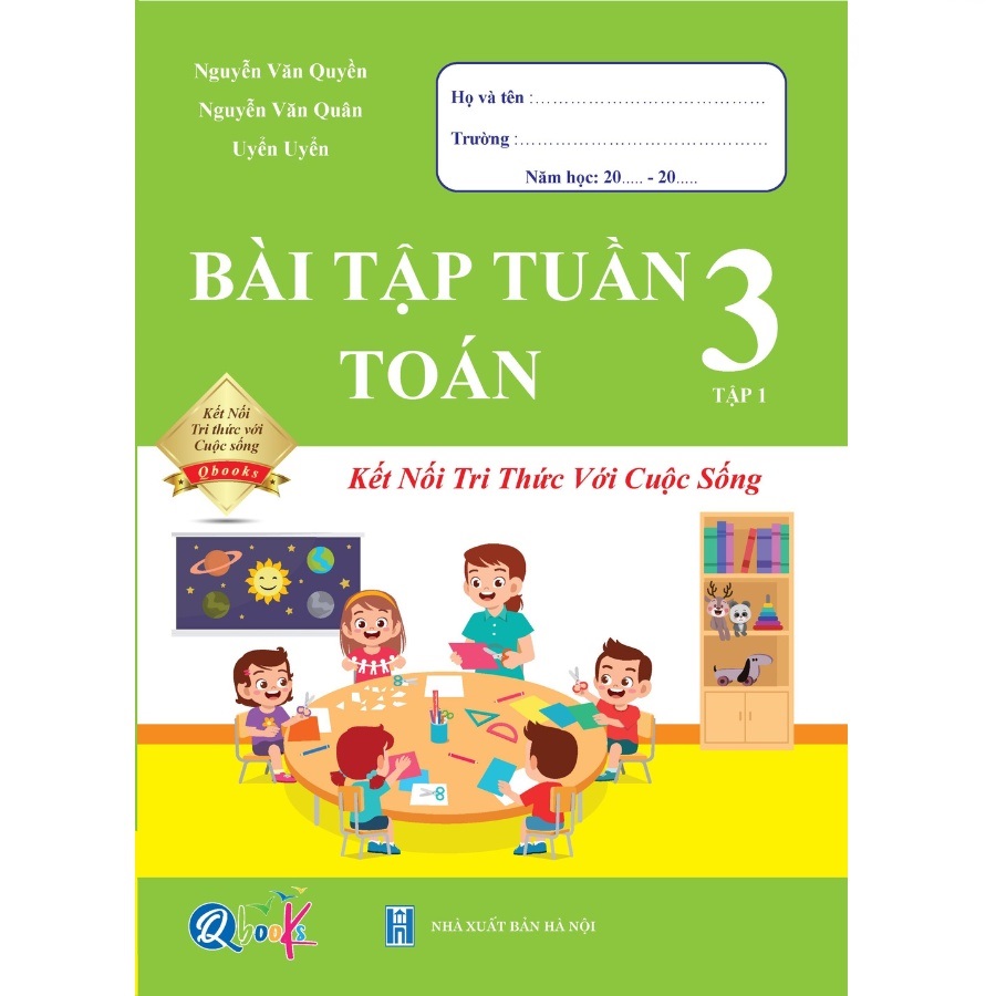 Combo Bài Tập Tuần Toán và Tiếng Việt Lớp 3 - Tập 1 - Kết Nối Tri Thức Với Cuộc Sống
