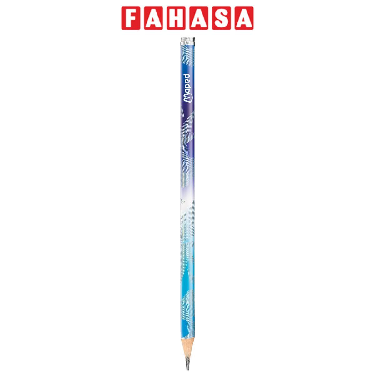 Bút Chì Đen Có Gôm HB - Maped (Màu Thân Bút Giao Ngẫu Nhiên)